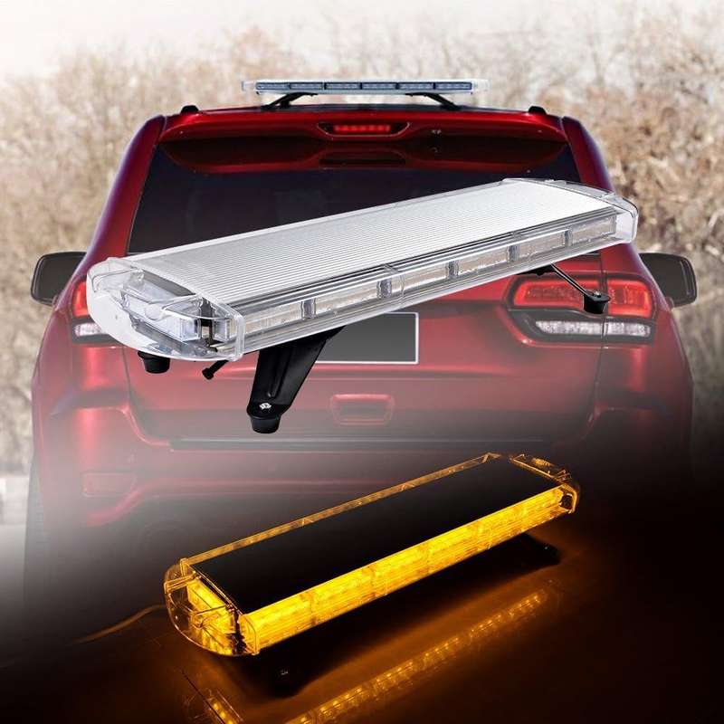 70cm Yellow Light Vehicle Roof Top Warning Strobe Flash Light