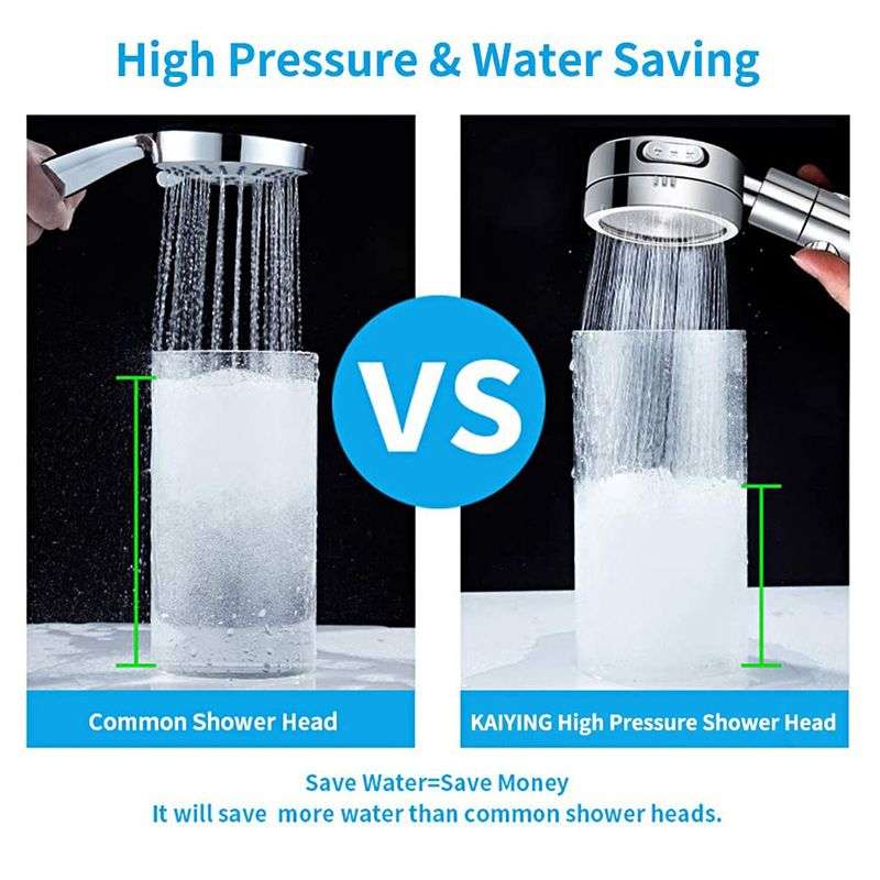 Pressurized Shower Head Three-Speed Bathtub Hand Shower