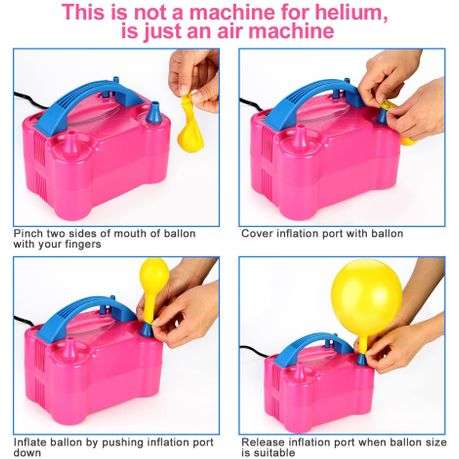 Portable Electric Balloon Inflating Air Pump - Start your Party with it!