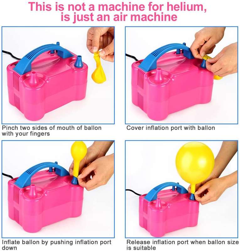 Portable Electric Balloon Inflating Air Pump - Start your Party with it!