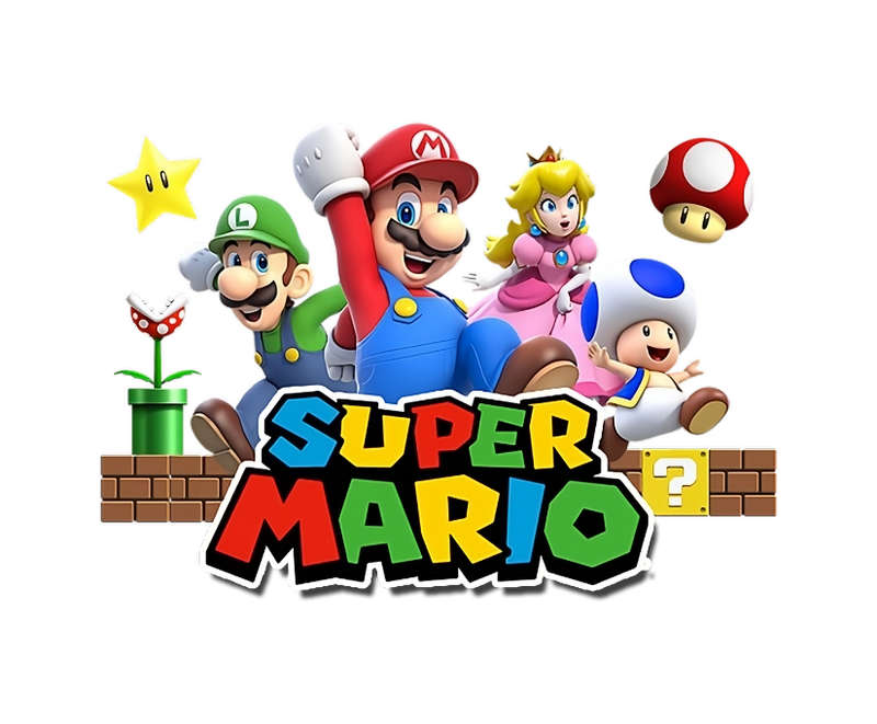 Super Mario Wall Vinyl Sticker