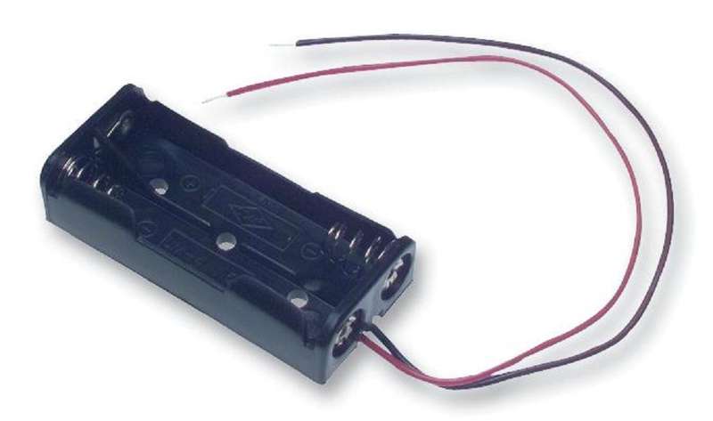 Keystone (2469) Battery Holder, AAA x 2, Wire Leads