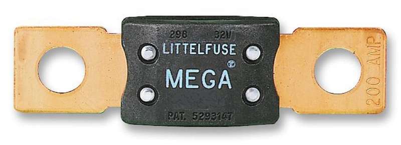 LittelFuse 0298250.ZXEH Automotive Fuse, Bolt Down, Time Delay 250 A 32 V