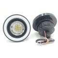 89mm 1200LM 7000 Kelvin 10W White Angel Eyes LED Fog Lights