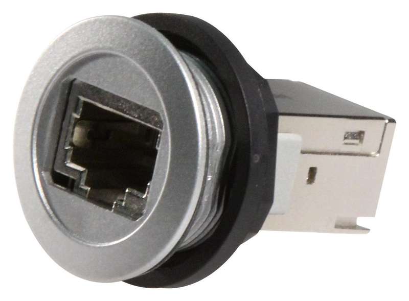Harting (09454521560) In-Line Adapter, Cat6, RJ45, RJ45