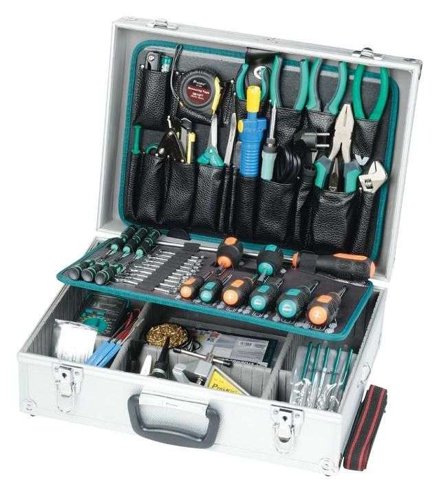 Pro's Kit (PK-15307BM-40) Electronic Tool Kit, 62 Pcs