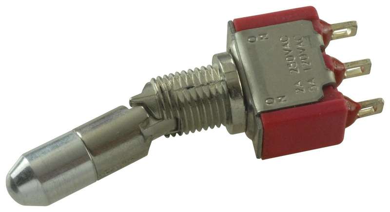 C&K Components (7101K2ZQE) Toggle Switch, On-None-On, SPDT, Non Illuminated