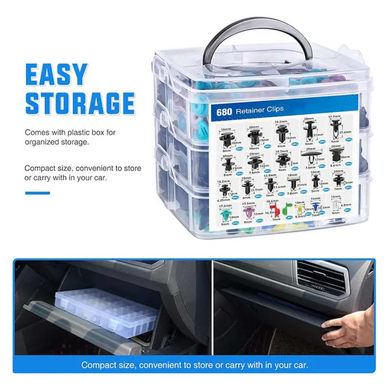 680PCS retainer clips for car