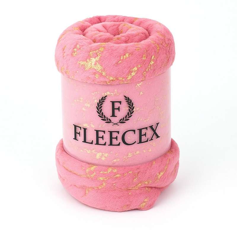 FLEECEX- Marble Design Fleece Blanket  - Warm Winter Throw