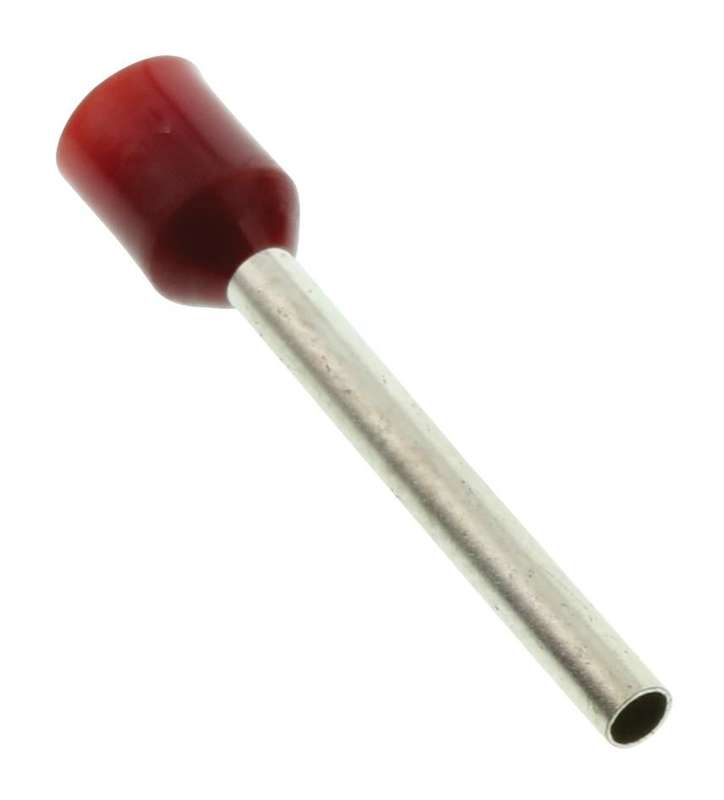 Multicomp Pro (E1518-L-RED) Wire Ferrule, Single Wire, 16 AWG, 1.5 mm²