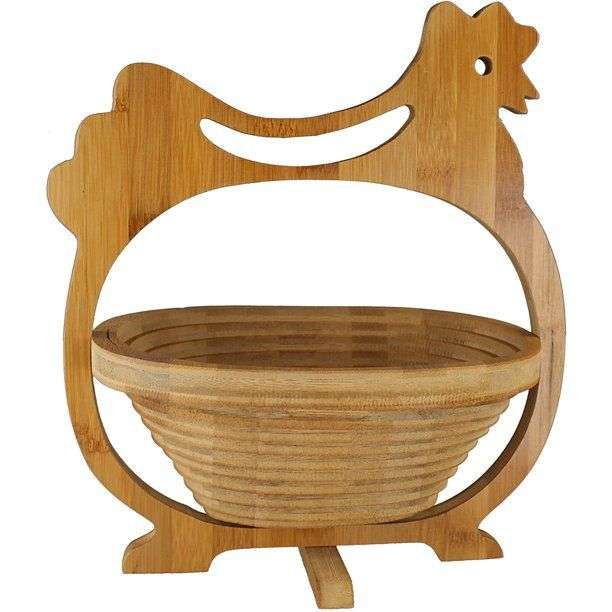 Bamboo fruit basket