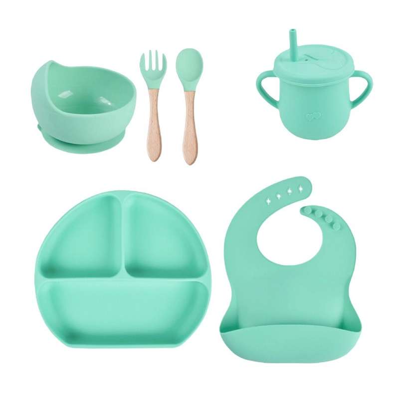 BPA Free Silicone Baby Feeding Set -10pcs