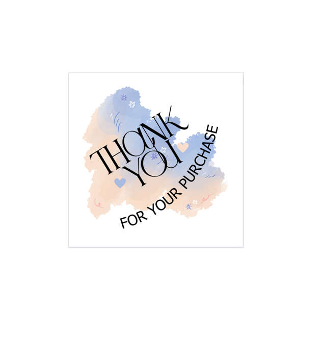 Thank You Stickers - Pack of 200 Stickers