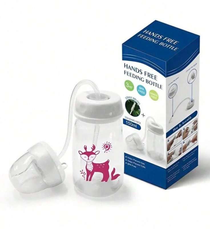 Hands-Free Baby Feeding Bottle Set