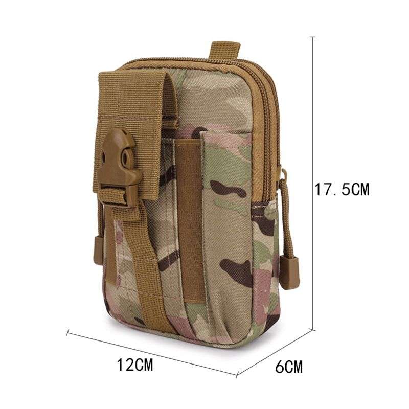Outdoor Tactical Military Camouflage Waist Bag Portable Fanny Pack - Jungle
