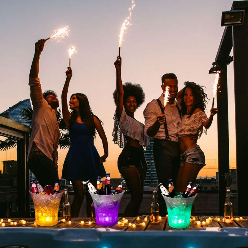 Bluetooth speaker led ice bucket