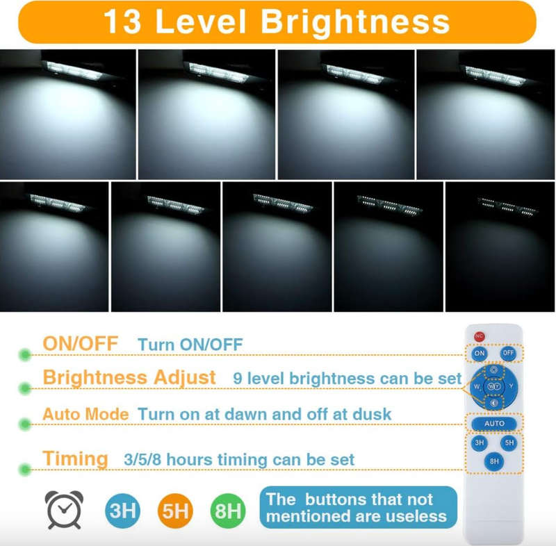 800W Solar Led Street Light With Remote