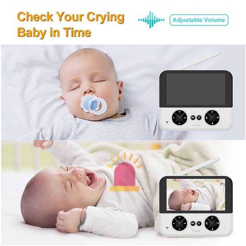 4.3 Baby Monitor With Pan Tilt Camera  Night Vision