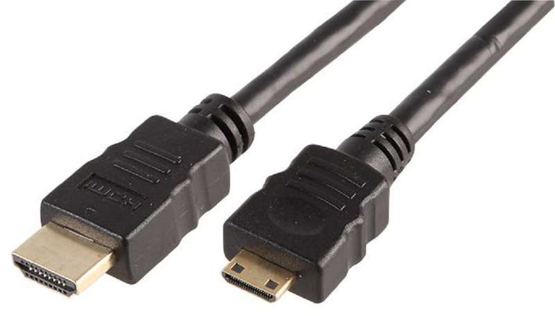 Pro Signal (PSG03809) HDMI A Plug, HDMI Mini C Plug, 1m, Black