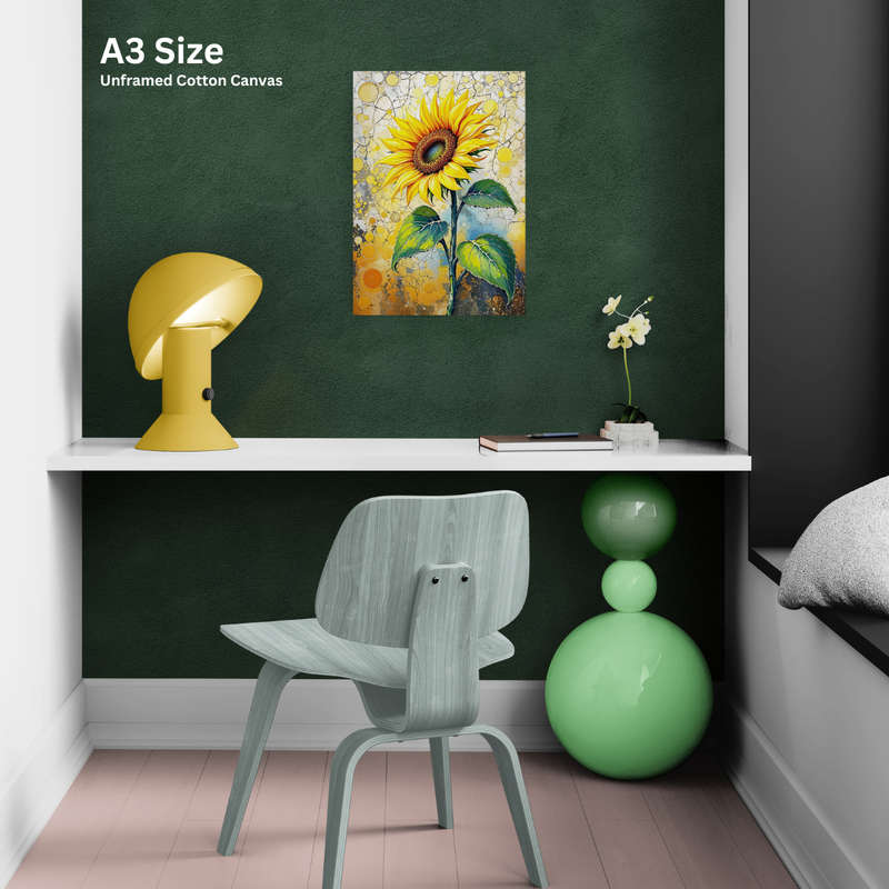 "Solar Symphony"  Printed Canvas Wall Art - A3