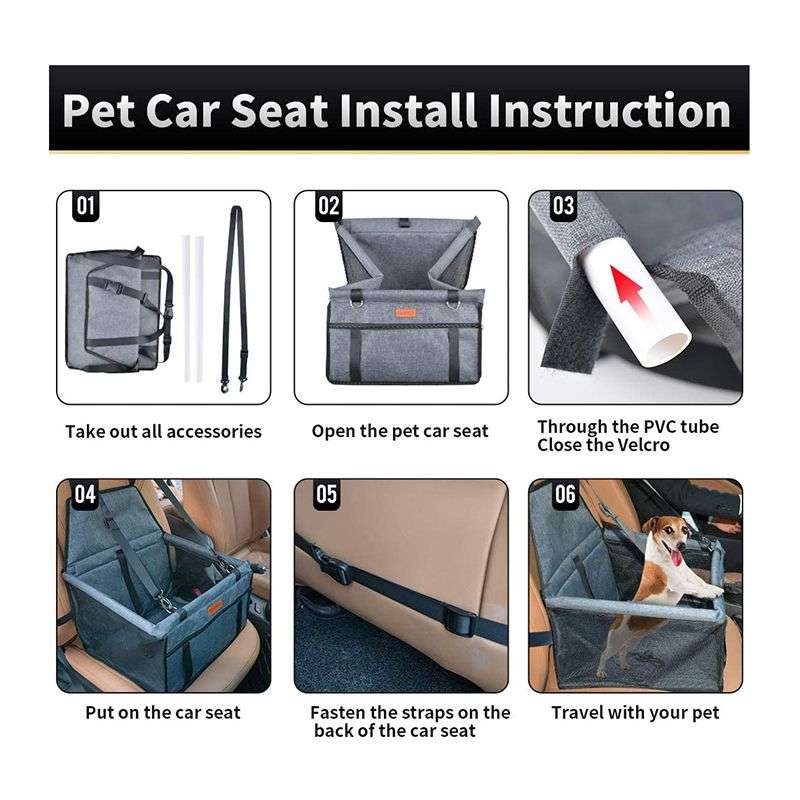 DHAO Pet Car Booster Seat