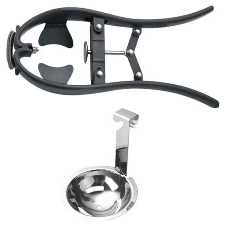 Egg Shell Cracker And Egg White Separator Kitchen Tools - Black