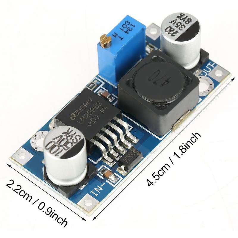 DC-DC Step-Down Power Module USING LM2596 1.25V-35V
