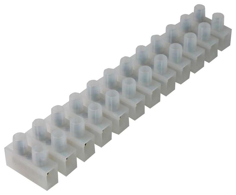 Camdenboss (CTSN433/12W) Standard Terminal Block, CTSN, 12 Contacts, 10 mm