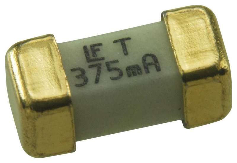 Littelfuse (0452.375MRL) Fuse, Surface Mount, 375 mA, Slow Blow,, 125 VAC