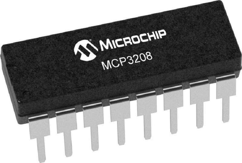 Microchip (MCP3208-BI/SL) Analogue to Digital Converter, Octal, 12 bit