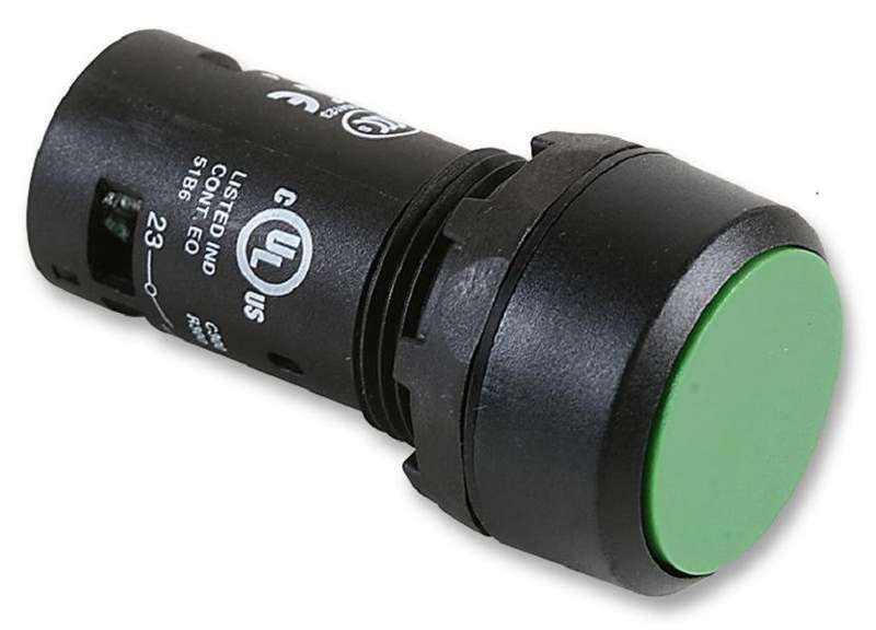 Abb (CP1-10G-20) Industrial Pushbutton Switch, CP1, 22.3 mm