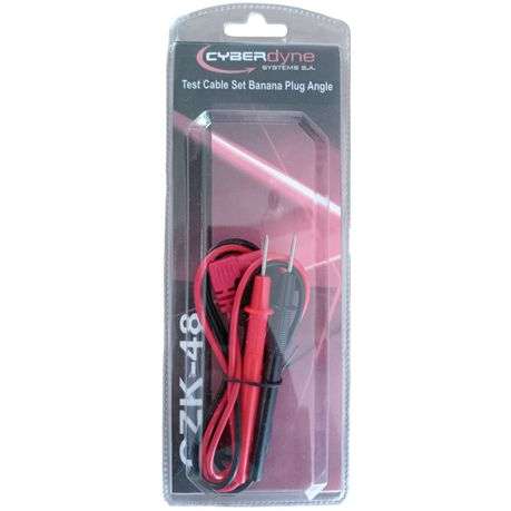 Cyberdyne Test Cable Set, Angled Banana Plug