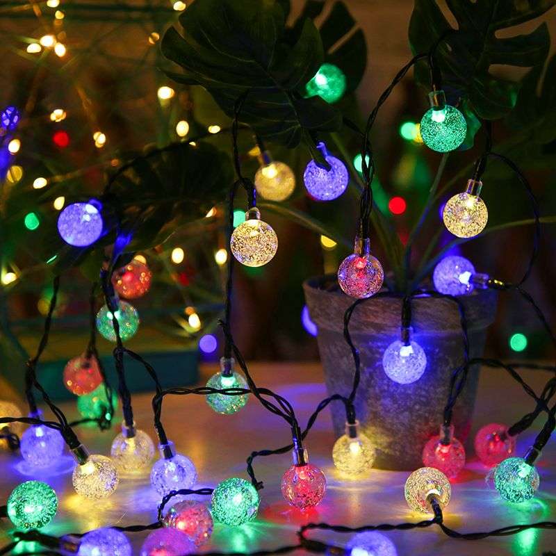 Solar Power LED String Fairy Lights 9.5M RGB