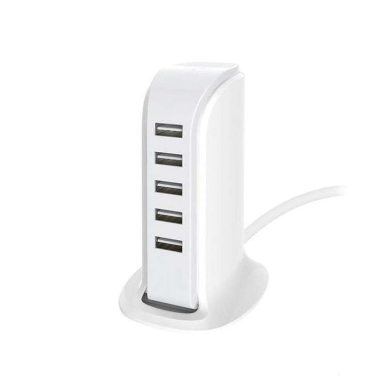 20W 5 USB Power Adapter Charger Socket Charging Dock for Smartphones Tablets