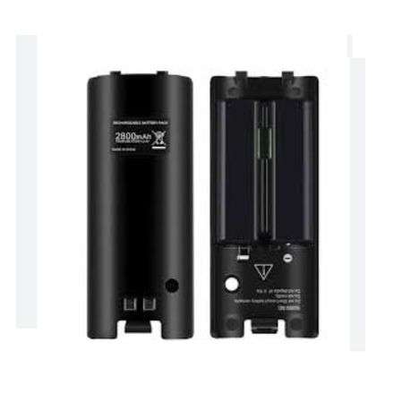Wii Dual Remote Charging Station Dock & 2 Rechargeable Batteries 2800mAh