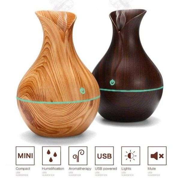 200 ML USB Ultrasonic Aroma Air Humidifier [2 x Humidifier]