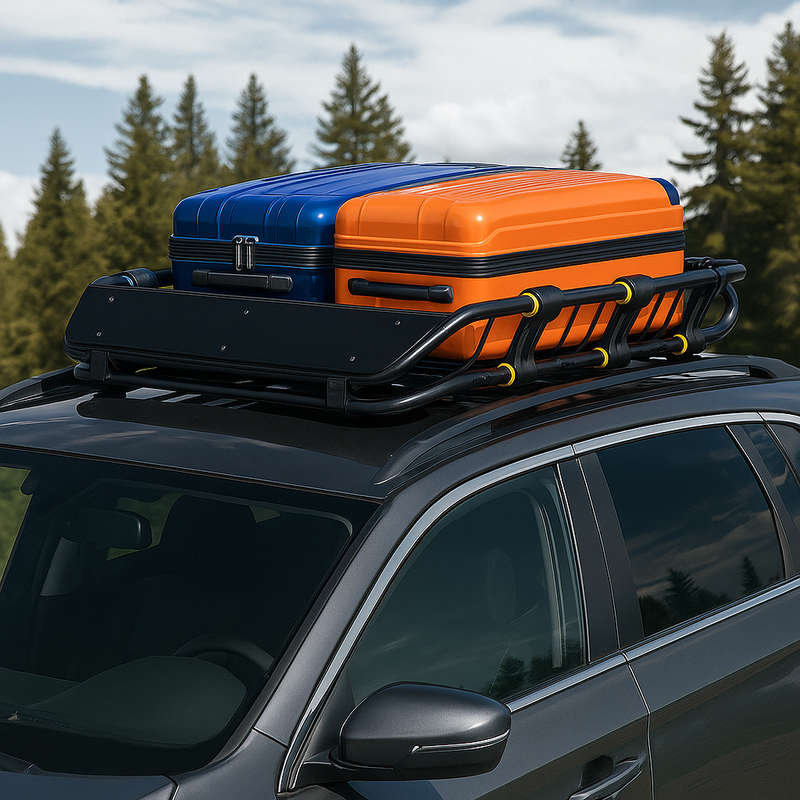 Roof Cargo Basket - Universal Car Luggage Carrier
