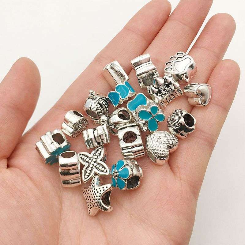64 Piece DIY Charm Bracelet Making Kit For Girls