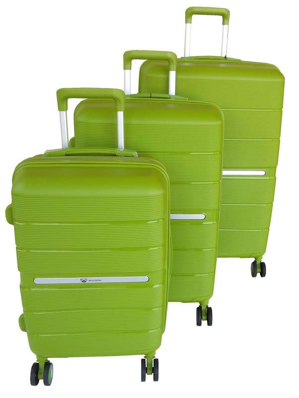 Mooistar 3pcs Unbreakable Travel Luggage 3 Piece Suitcases