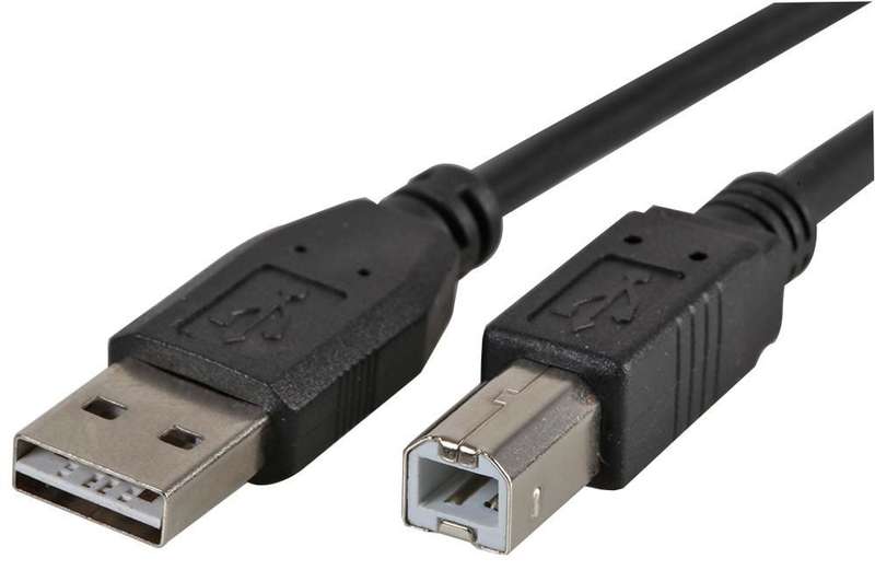 Pro Signal PSG91253 Reversible USB 2.0 A to B Lead Male to Male, 3m