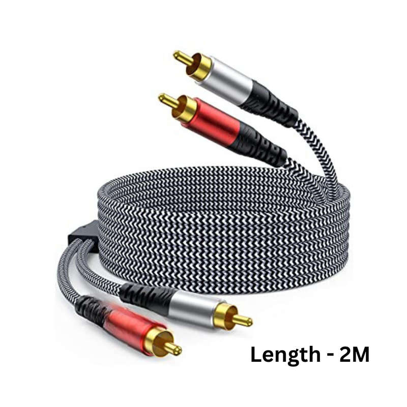 2 RCA to 2 RCA Male to Male - 2m