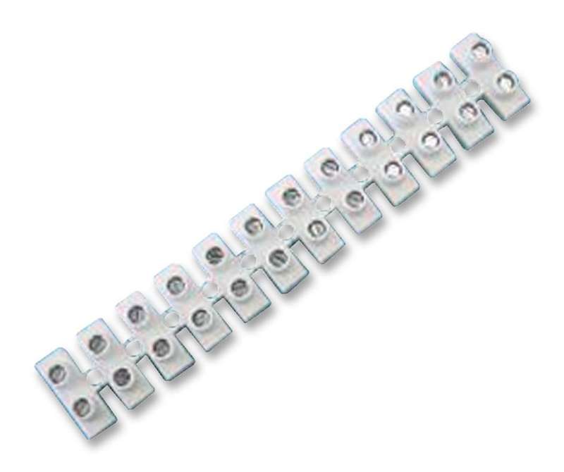 Hylec (HYKS-05712PP) Panel Mount Barrier Terminal Block, 2 Row