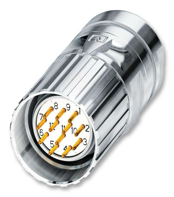 Phoenix Contact (1619763) Sensor Connector, M23, Male, 12 Positions