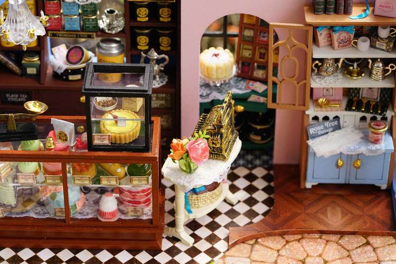 Cuteroom DIY Miniature House - Tea House Rose Garden