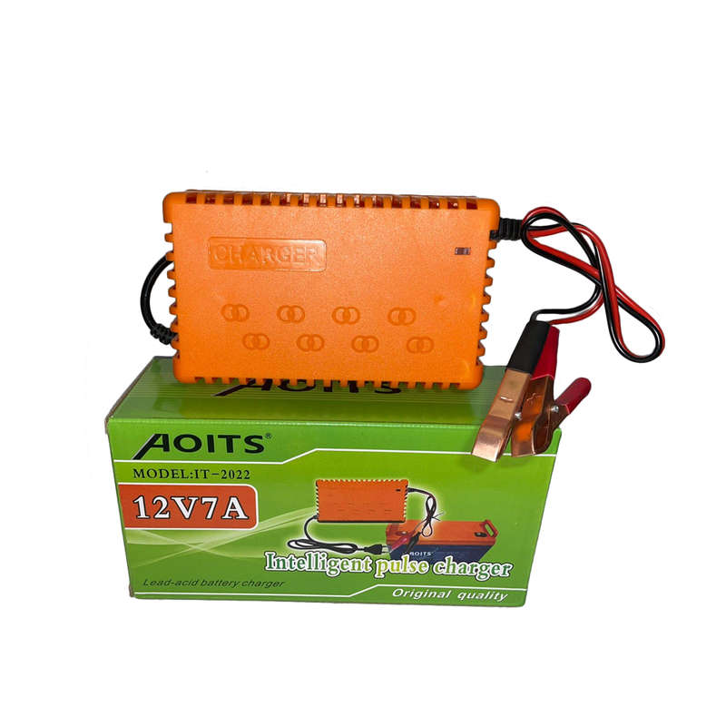 AOITS 12V 7A Intelligent Lead Acid Battery Charger