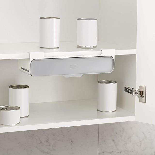 Under Shelf Spice Rack with 6 Jars