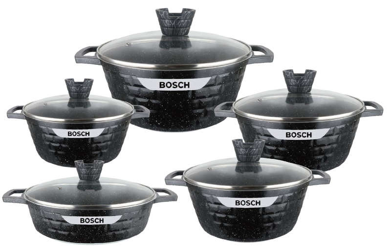 Die Cast Granite Pot Set