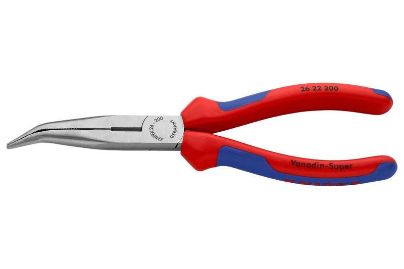 Knipex (26 22 200) Cutter, Snipe Nose, Side, 200 mm, 3.2 mm, 61 °