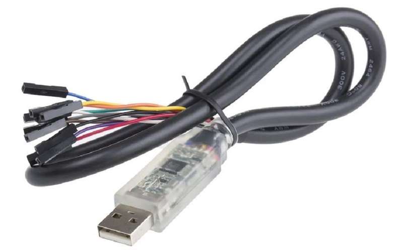 Ftdi (C232HM-DDHSL-0) Cable, USB to MPSSE, 0.25A/3.3V Output, 500mm