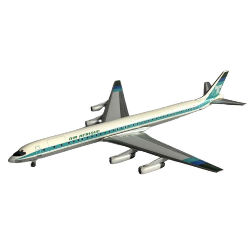 1:400 Scale, Air Afrique, Douglas DC-8, Diecast Display Aircraft Model